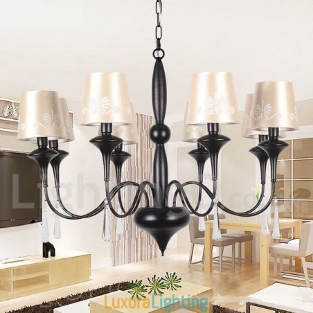 Designer Touch Decorative 8 Light Candle Style Chandelier