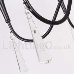 Designer Touch Decorative 8 Light Candle Style Chandelier