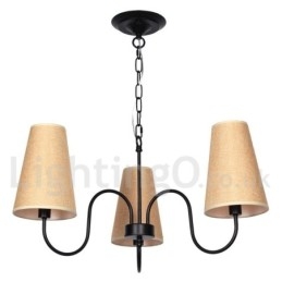 Designer Touch Decorative 3 Light Retro Mediterranean Style Candle Style Chandelier