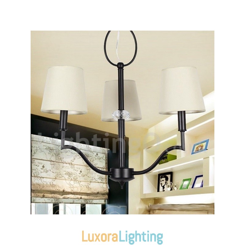 Designer Touch Decorative 3 Light Modern Contemporary Candle Style Chandelier