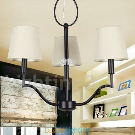 Designer Touch Decorative 3 Light Modern Contemporary Candle Style Chandelier