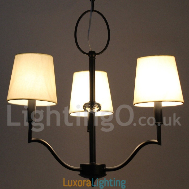 Designer Touch Decorative 3 Light Modern Contemporary Candle Style Chandelier
