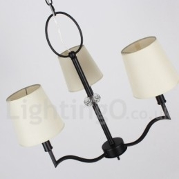 Designer Touch Decorative 3 Light Modern Contemporary Candle Style Chandelier