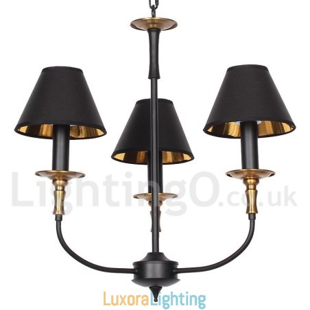 Designer Touch Decorative 3 Light Retro Contemporary Candle Style Chandelier