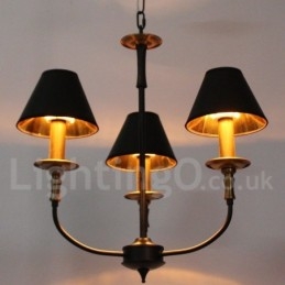 Designer Touch Decorative 3 Light Retro Contemporary Candle Style Chandelier