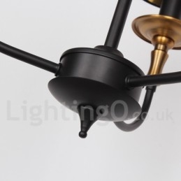 Designer Touch Decorative 3 Light Retro Contemporary Candle Style Chandelier