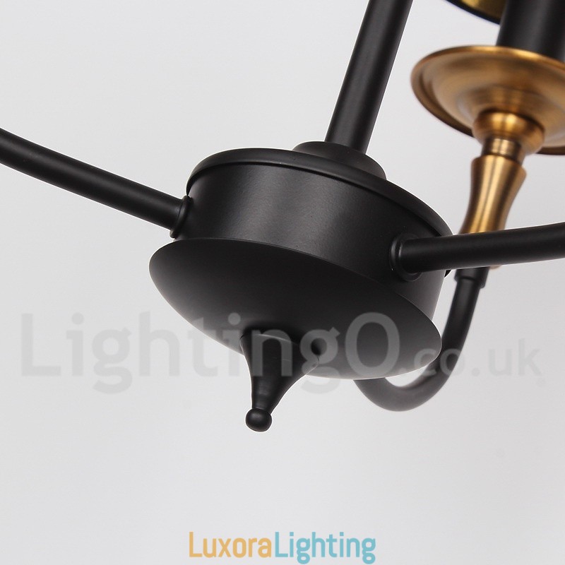 Designer Touch Decorative 3 Light Retro Contemporary Candle Style Chandelier