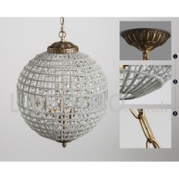 Designer Touch Decorative Globe Modern K9 Crystal Ceiling Pendant Light Indoor Chandelier Drum Lighting Lamps Fixtures