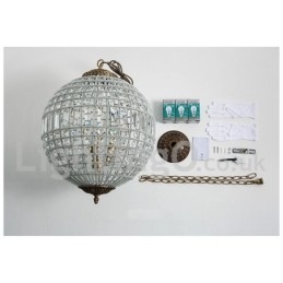 Designer Touch Decorative Globe Modern K9 Crystal Ceiling Pendant Light Indoor Chandelier Drum Lighting Lamps Fixtures