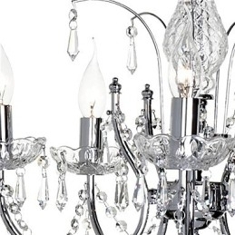 Designer Touch Decorative Elegant Crystal Chandelier with 5 Lights