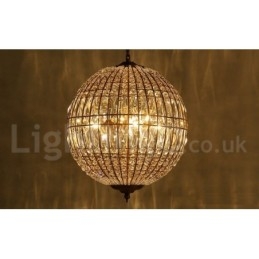Designer Touch Decorative Globe Modern K9 Crystal Ceiling Pendant Light Indoor Chandelier Lighting Lamps Fixtures
