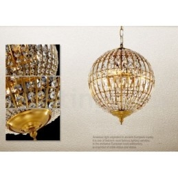 Designer Touch Decorative Globe Modern K9 Crystal Ceiling Pendant Light Indoor Chandelier Lighting Lamps Fixtures