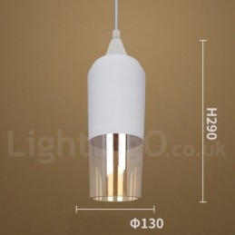 Designer Touch Decorative European Retro Lounge Glass Pendant Light