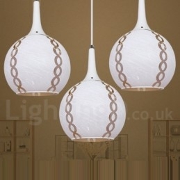Designer Touch Decorative Modern Contemporary Lounge Glass Pendant Light