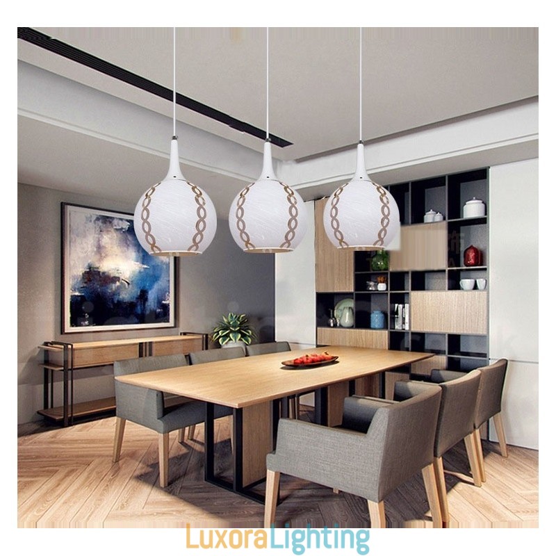 Designer Touch Decorative Modern Contemporary Lounge Glass Pendant Light