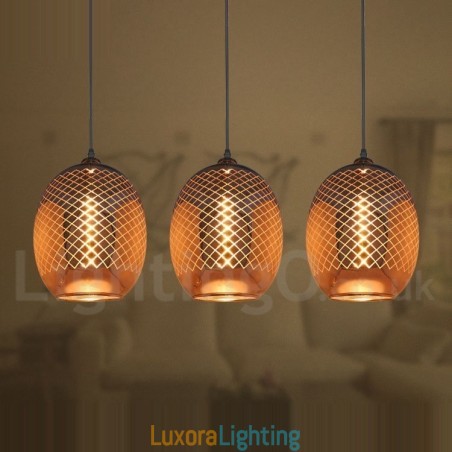 Designer Touch Decorative Rustic Glass Pendant Light European Cafe Pendant Lamp
