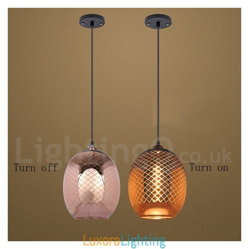 Designer Touch Decorative Rustic Glass Pendant Light European Cafe Pendant Lamp