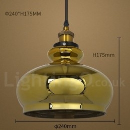 Designer Touch Decorative European Glass Pendant Light
