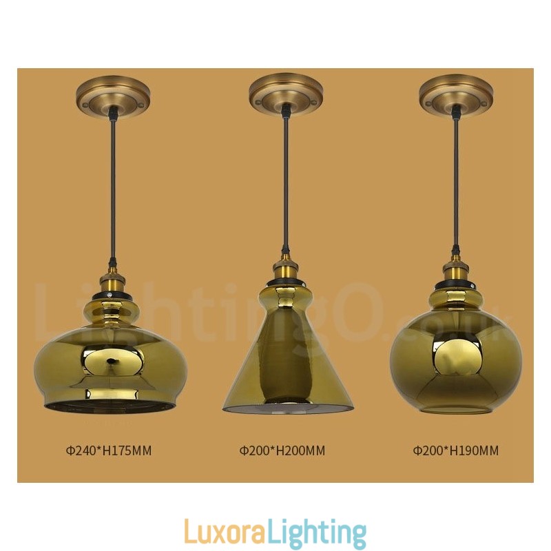 Designer Touch Decorative European Glass Pendant Light
