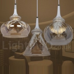 Designer Touch Decorative European Modern Contemporary Lounge Glass Pendant Light