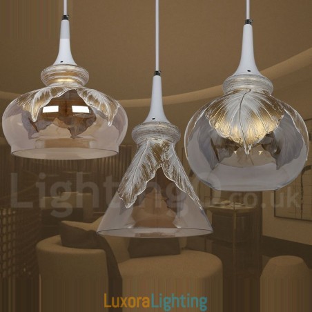 Designer Touch Decorative European Modern Contemporary Lounge Glass Pendant Light