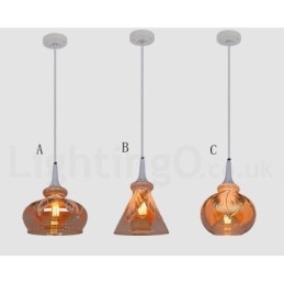 Designer Touch Decorative European Modern Contemporary Lounge Glass Pendant Light
