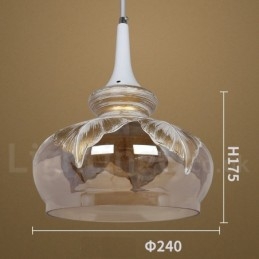 Designer Touch Decorative European Modern Contemporary Lounge Glass Pendant Light