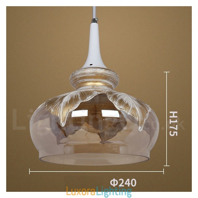 Designer Touch Decorative European Modern Contemporary Lounge Glass Pendant Light
