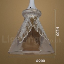 Designer Touch Decorative European Modern Contemporary Lounge Glass Pendant Light