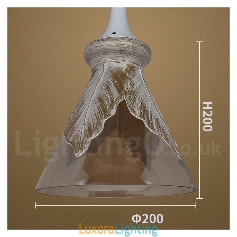 Designer Touch Decorative European Modern Contemporary Lounge Glass Pendant Light