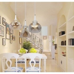 Designer Touch Decorative European Modern Contemporary Lounge Glass Pendant Light