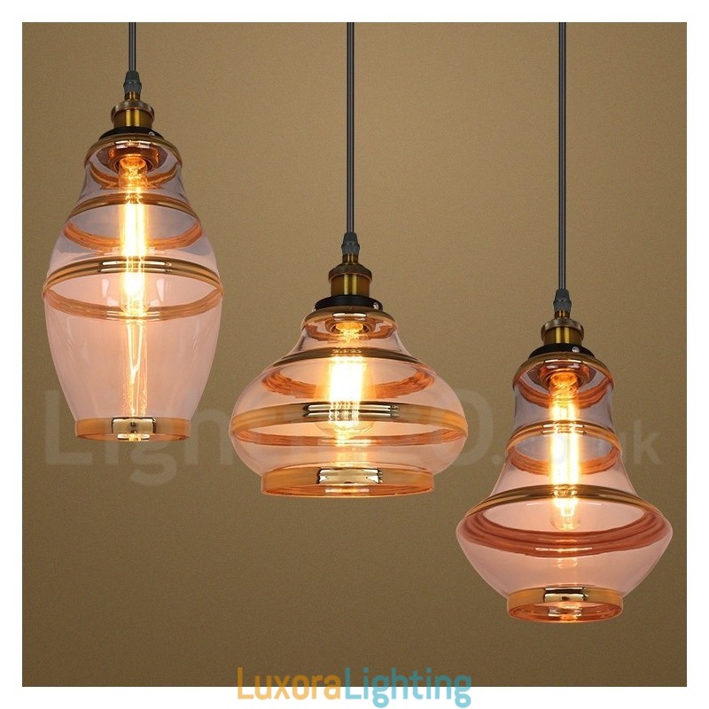 Designer Touch Decorative Bar Lounge European Glass Pendant Light