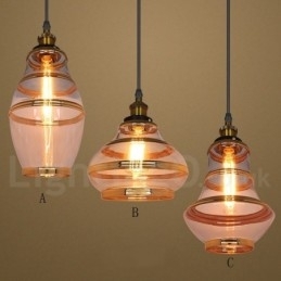 Designer Touch Decorative Bar Lounge European Glass Pendant Light