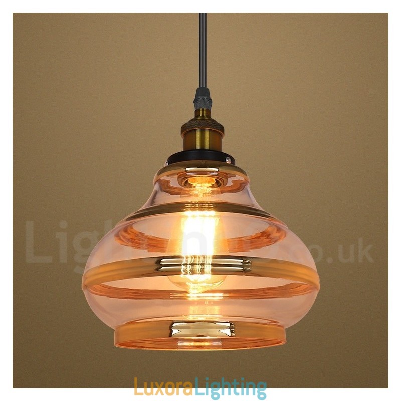 Designer Touch Decorative Bar Lounge European Glass Pendant Light