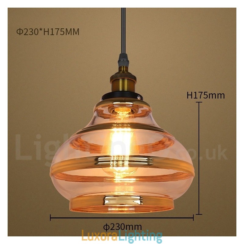 Designer Touch Decorative Bar Lounge European Glass Pendant Light