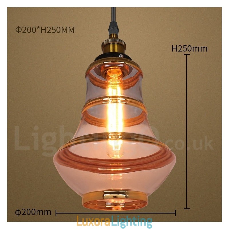 Designer Touch Decorative Bar Lounge European Glass Pendant Light