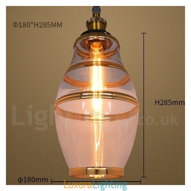 Designer Touch Decorative Bar Lounge European Glass Pendant Light