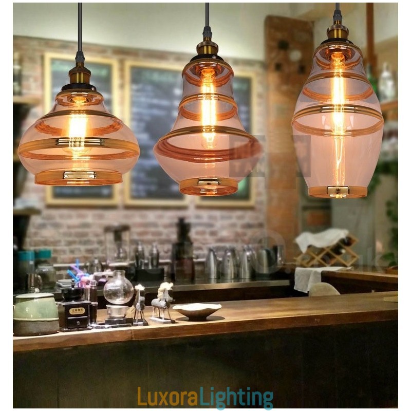 Designer Touch Decorative Bar Lounge European Glass Pendant Light