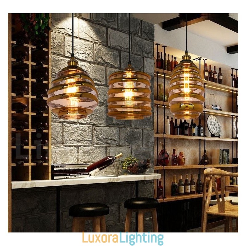Designer Touch Decorative European Glass Pendant Light Cafe Lounge Pendant Lamp