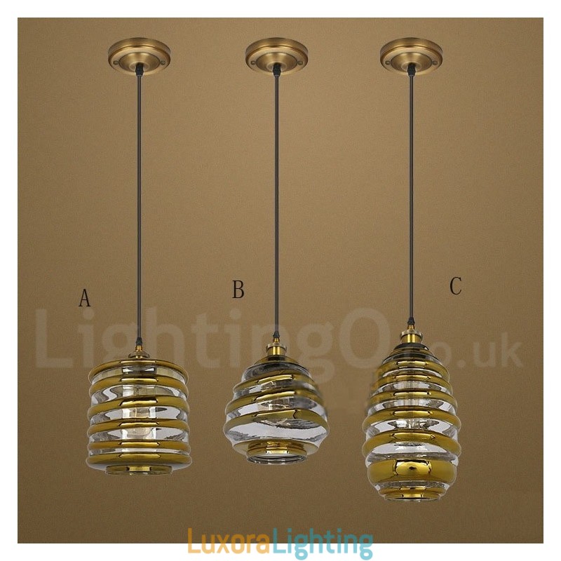 Designer Touch Decorative European Glass Pendant Light Cafe Lounge Pendant Lamp