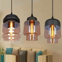 Designer Touch Decorative Rustic Glass Pendant Light European Lounge Pendant Lamp