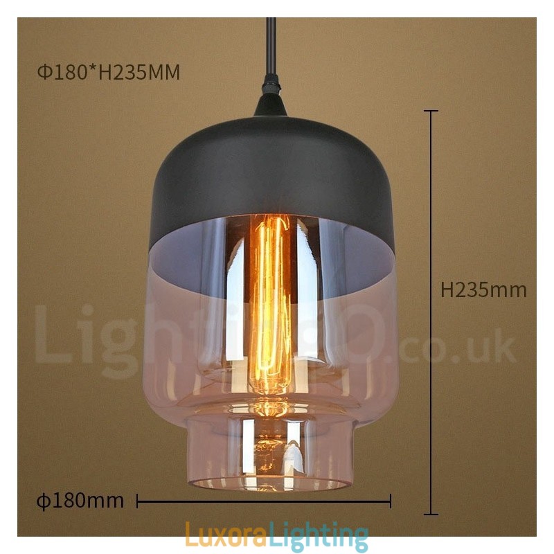 Designer Touch Decorative Rustic Glass Pendant Light European Lounge Pendant Lamp