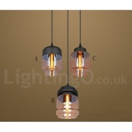 Designer Touch Decorative Rustic Glass Pendant Light European Lounge Pendant Lamp