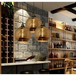 Designer Touch Decorative European Glass Pendant Light Cafe Pendant Lamp
