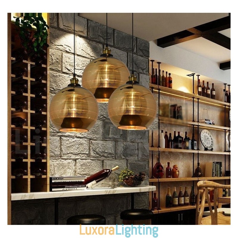 Designer Touch Decorative European Glass Pendant Light Cafe Pendant Lamp