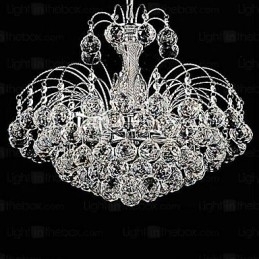 Designer Touch Decorative Pendant Luxury Modern Crystal Living 3 Lights Chandelier