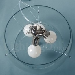 Designer Touch Decorative 3 Light Modern Contemporary Glass Pendant Light