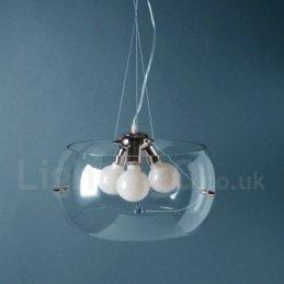 Designer Touch Decorative 3 Light Modern Contemporary Glass Pendant Light