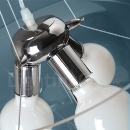 Designer Touch Decorative 3 Light Modern Contemporary Glass Pendant Light