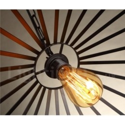 Designer Touch Decorative 1 Light Rustic Lodge Pendant Light Cafe Hemp Rope Pendant Lamp